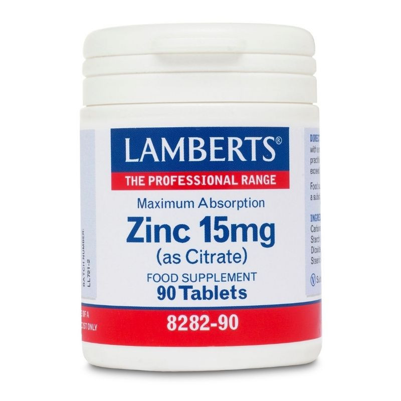 LAMBERTS Zinc 15mg 90 Ταμπλέτες