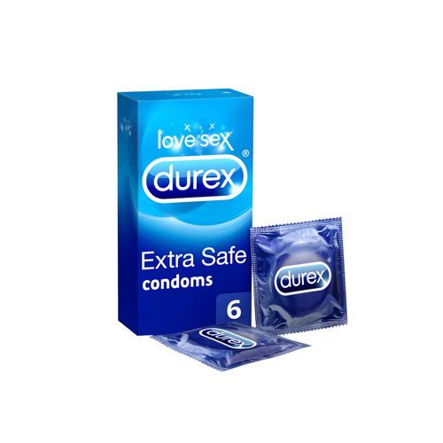 Durex Προφυλακτικά Extra Safe 6 τεμάχια