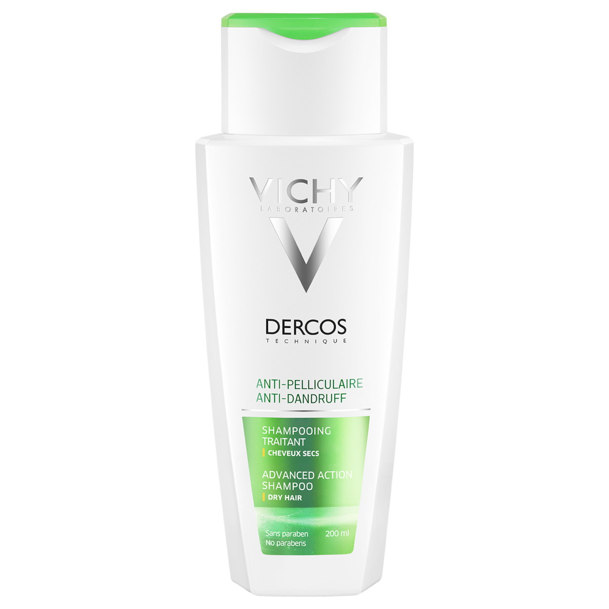 Vichy DERCOS Αντιπυτιριδικό σαμπουάν για Ξηρά μαλλιά, 200ml